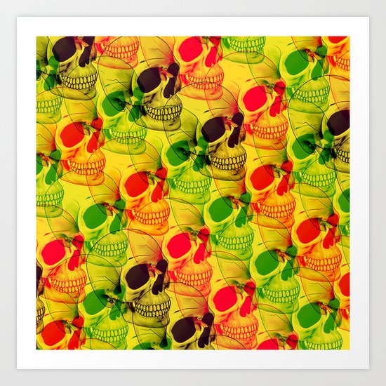 Skullfest Art Print