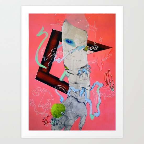 either ether effect Art Print