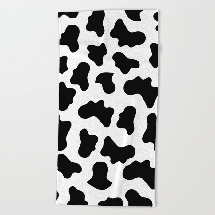 Moo Cow Print Beach Towel