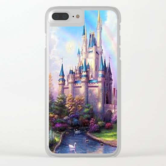 FAIRY FANTASY CASTLE Clear iPhone Case