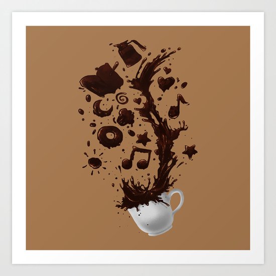 Need more Coffee Art Print