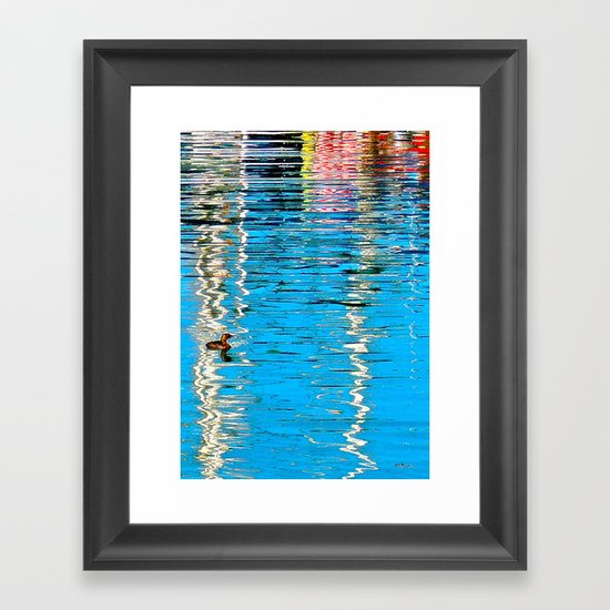 Harbor Watercolors Framed Art Print