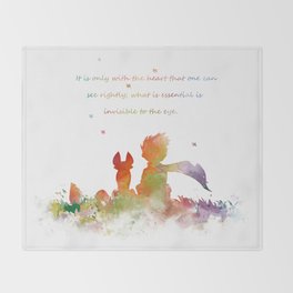 Le Petit Prince Throw Blankets For Any Room Or Decor Style Society6