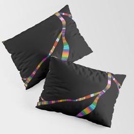 Colorful Connection Abstract Shapes Pillow Sham