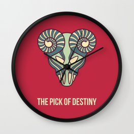the pick of destiny Wall Clock