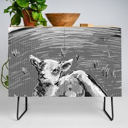 wee lamb [halftone] Credenza