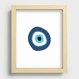 Evil Eye Illustration Recessed Framed Print