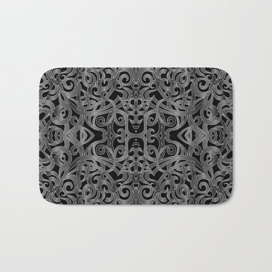 Floral Wrought Iron G19 Bath Mat