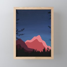 Colors of the Mountains Framed Mini Art Print
