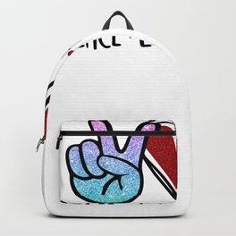 Peace Love Happiness Peace Heart Smiley Face Backpack
