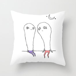 Moon Cuties Throw Pillow