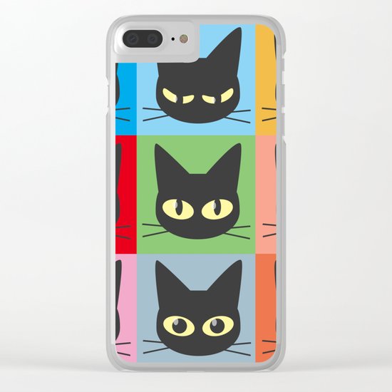 Nine emotions Clear iPhone Case