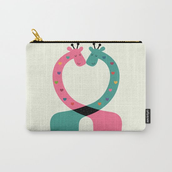 Love With Heart Carry-All Pouch