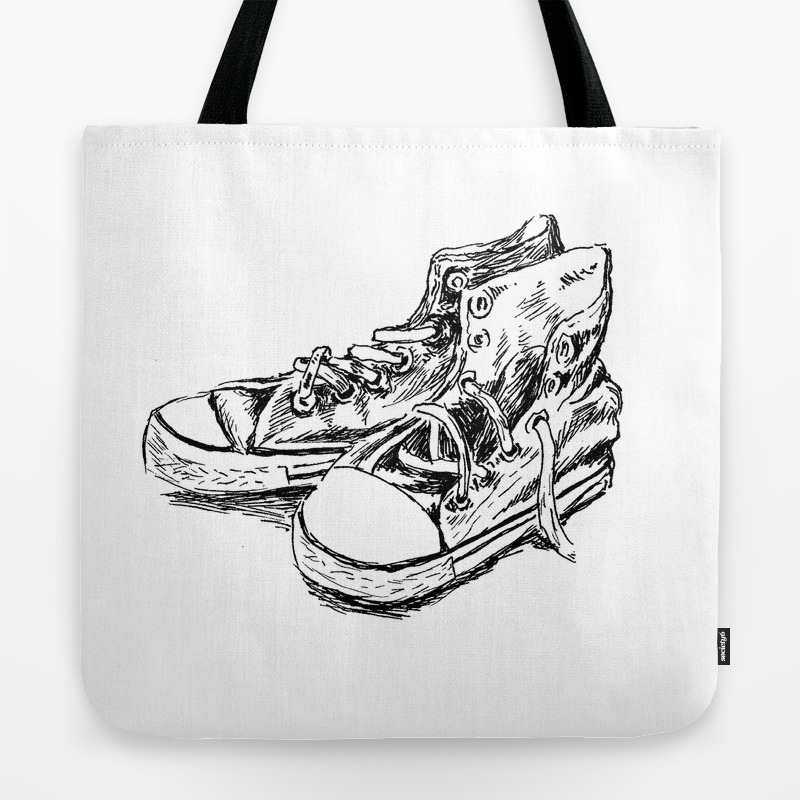 monochrome shoes and bags