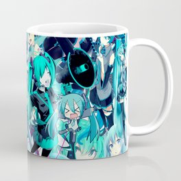 Miku anime collage Coffee Mug
