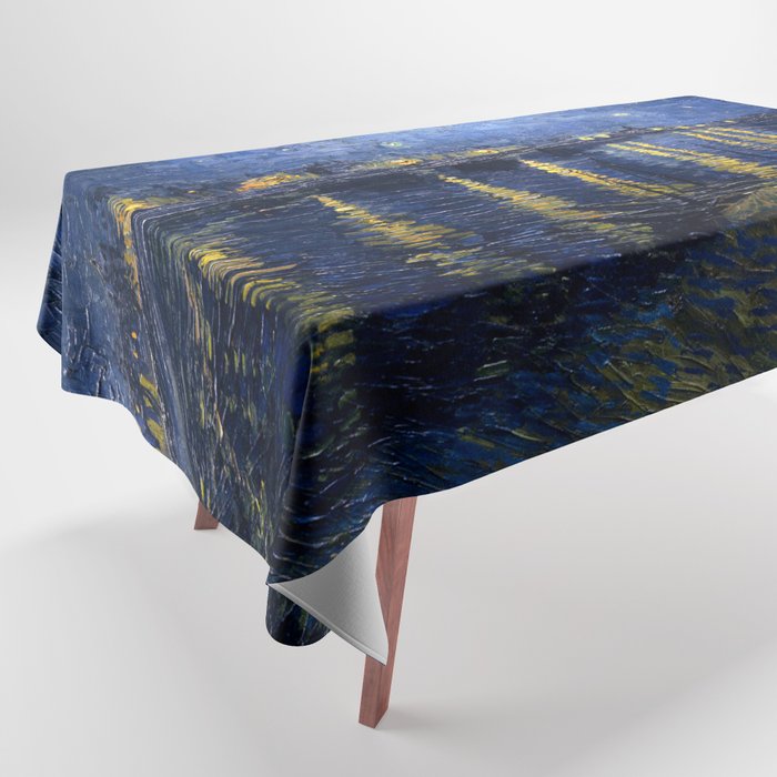 Vincent van Gogh's Starry Night Over the Rhone Tablecloth by Vintage ...