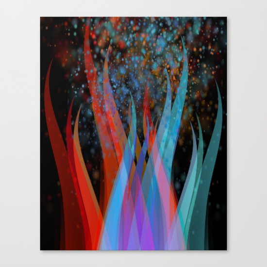 campfire narrative II Canvas Print
