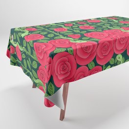 snakes and roses Tablecloth