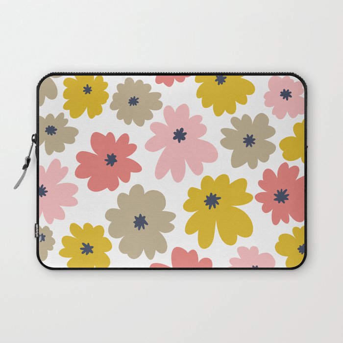 Floral Pattern Laptop Sleeve
