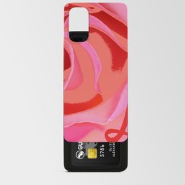 Rose Love Art Red Android Card Case