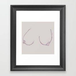 big tit energy.. Framed Art Print