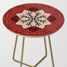 Floral Mandala Design - Chinese New Year Side Table