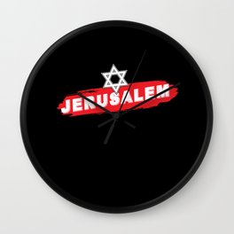 Jerusalem Israel Jews Islam Christians Wall Clock