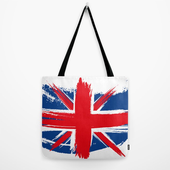 Union jack hotsell tote bag