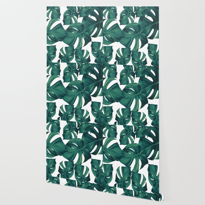 Monstera Leaves Pattern 3 Tropical Decor Art Society6