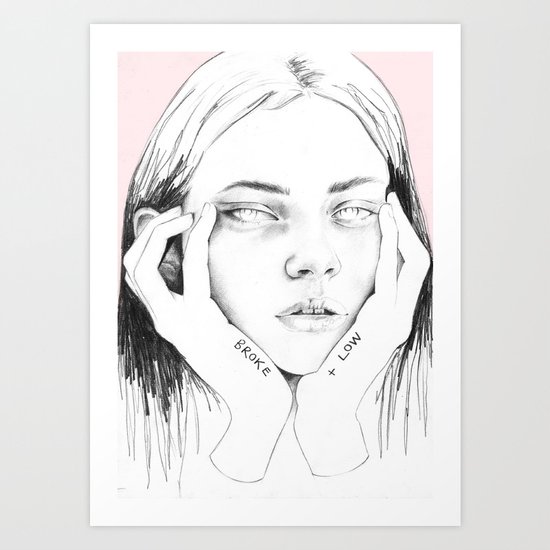 broke+low Art Print