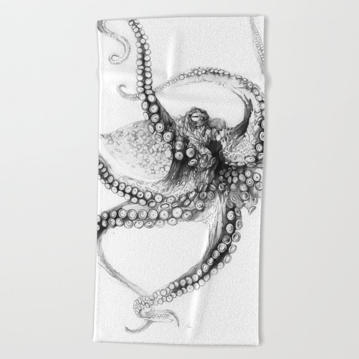 Giant Octopus Beach Towel