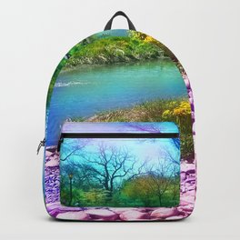 Colorful Scenic Nature of Springtime Backpack