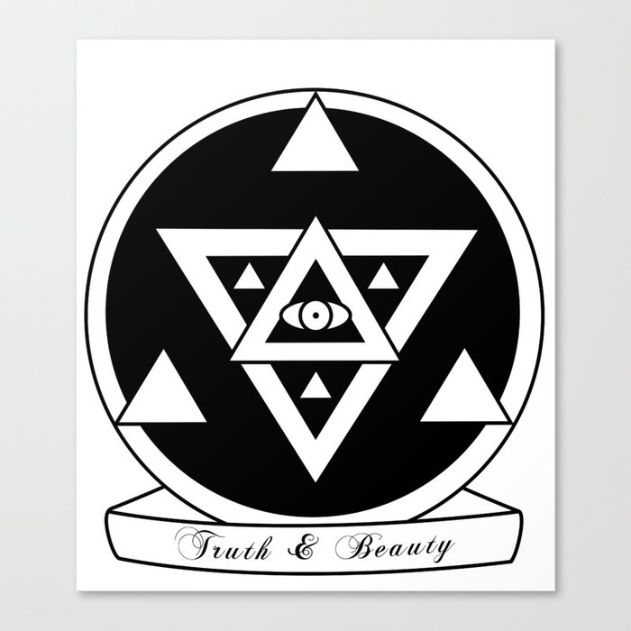 Truth and Beauty Canvas Print