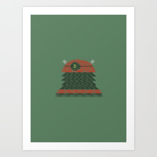 Exterminate (Doctor Who) Art Print
