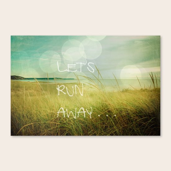 Let's Run Away Canvas Print