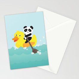 Row, row, row your duck Stationery Cards