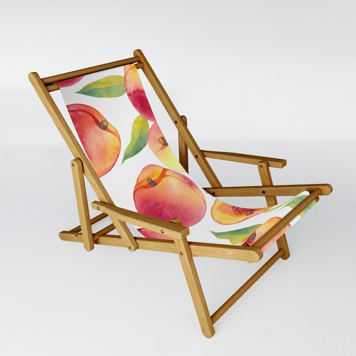 peache fruit pattern Sling Chair