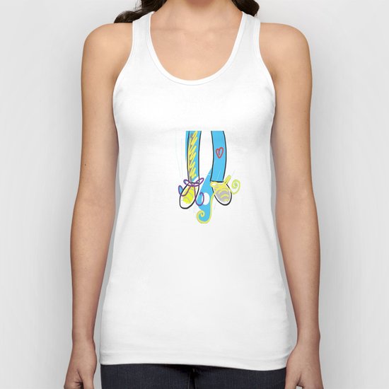 Feet love Unisex Tank Top