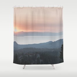 Mountain Top View Shower Curtain
