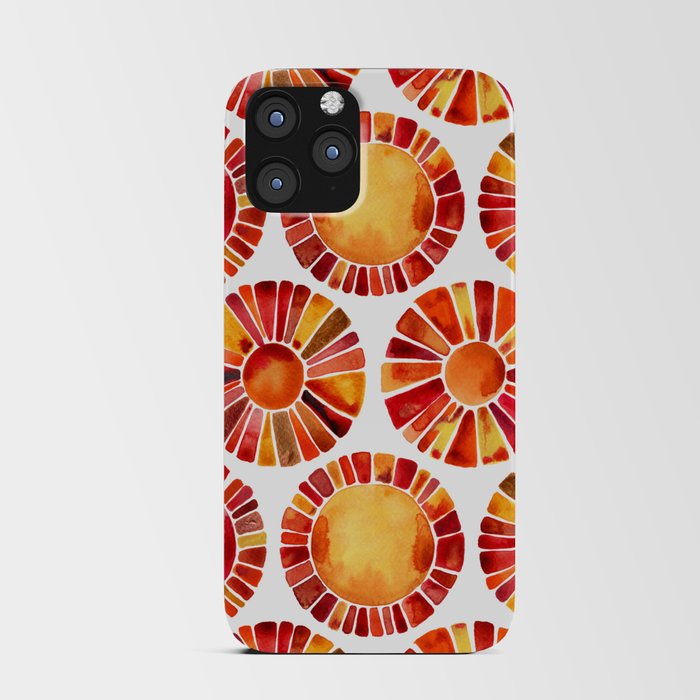 Sun Rays – Red & Orange iPhone Card Case