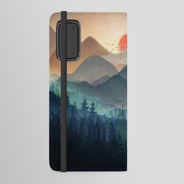 Wilderness Becomes Alive at Night Android Wallet Case