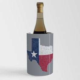 Texas Lone Star Vintage Distressed Wine Chiller