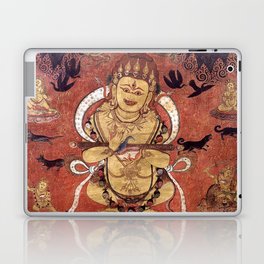 Buddhist Protector Deity Mahakala Panjarnata 1400 Laptop Skin