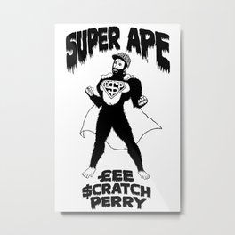 Super Ape £$P Metal Print | Black and White, Pop Art, Comic, Music 