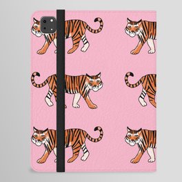 Tiger Pattern (orange/pink) iPad Folio Case