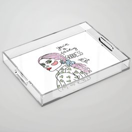 Mila - XOXO Collection Acrylic Tray