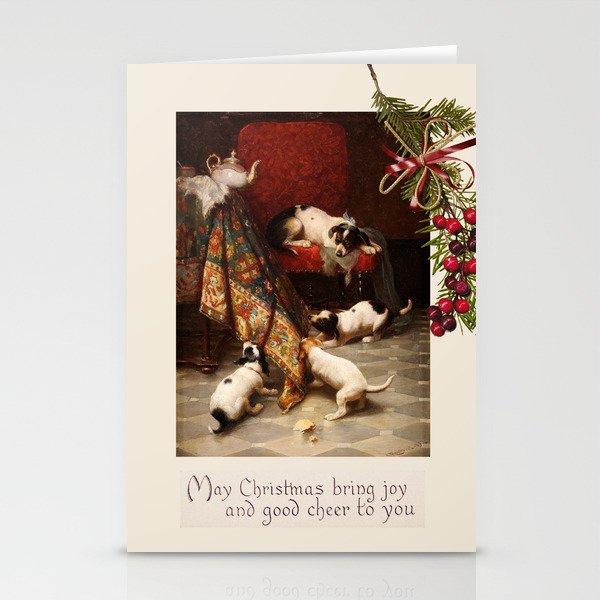 Pet Lover Christmas Greeteengs Stationery Cards