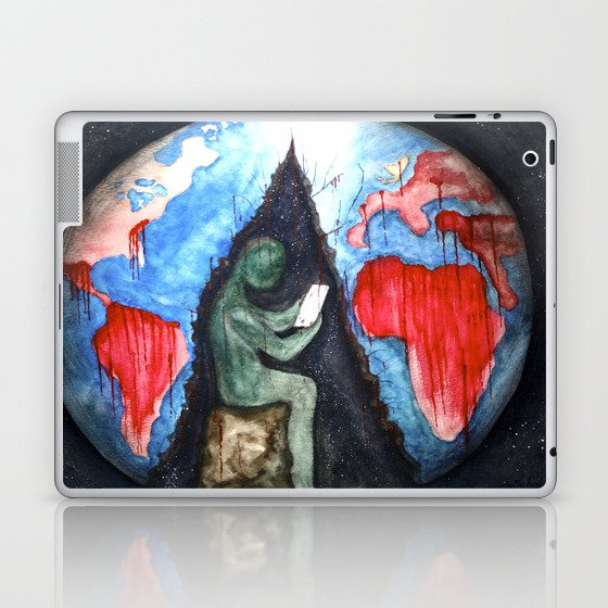 blood and suffer not me Laptop & iPad Skin