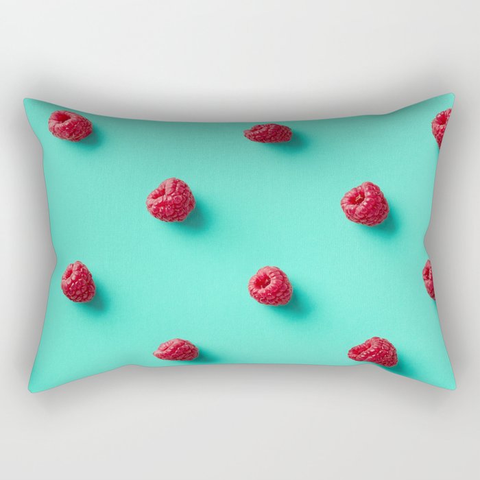 Healthy Raspberry Rectangular Pillow