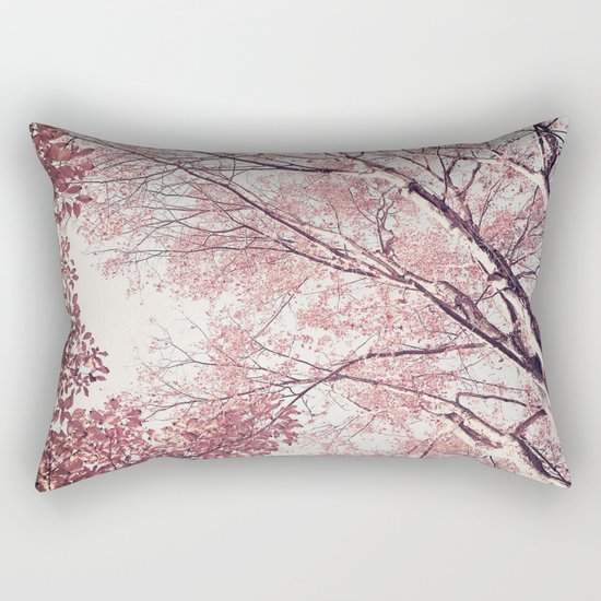 The Trees – Pink n’ Bright Rectangular Pillow